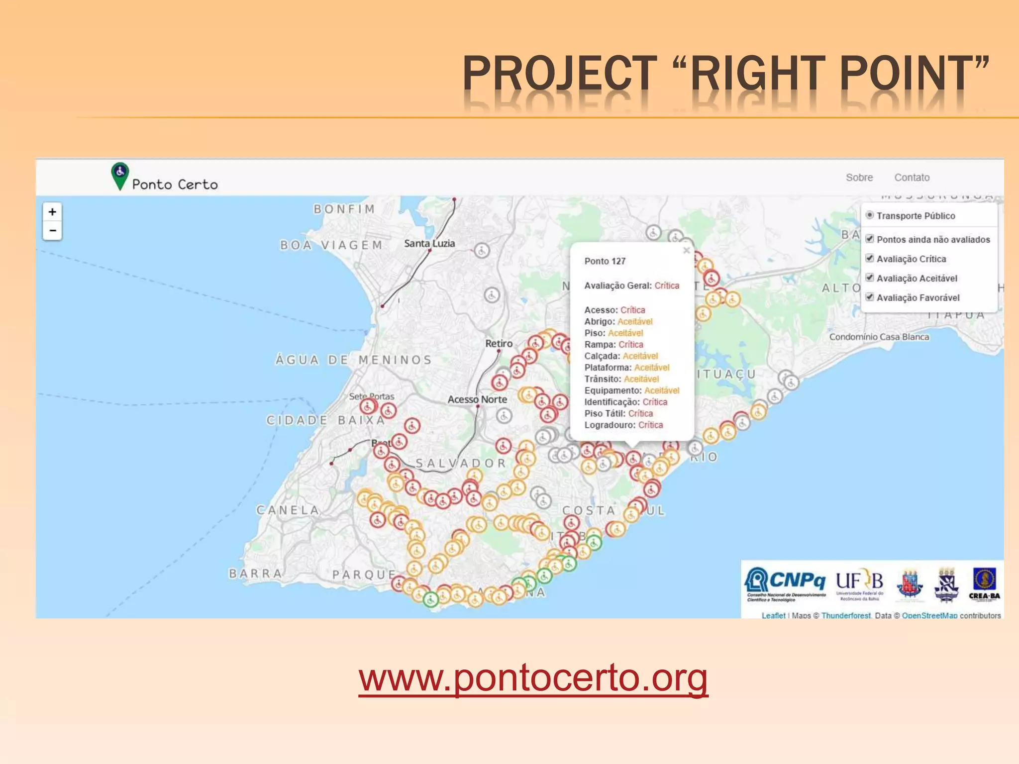 PROJECT “RIGHT POINT” 
www.pontocerto.org 
 