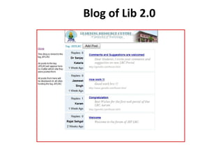 Blog of Lib 2.0 