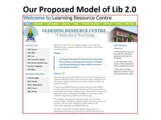 Our Proposed Model of Lib 2.0 