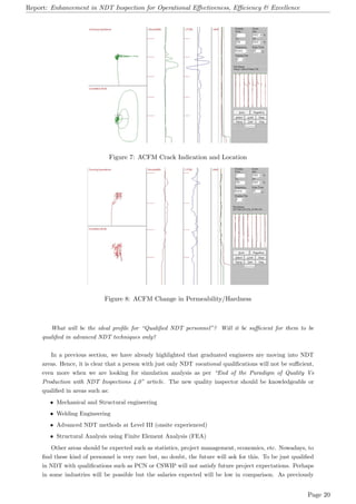 Enhancement in NDT inspection for operational effectiveness, efficiency ...