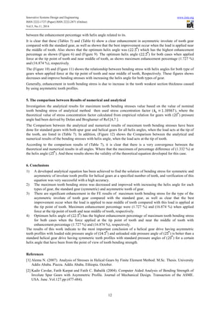 Enhancement of bending strength of helical gears by using asymmetric ...
