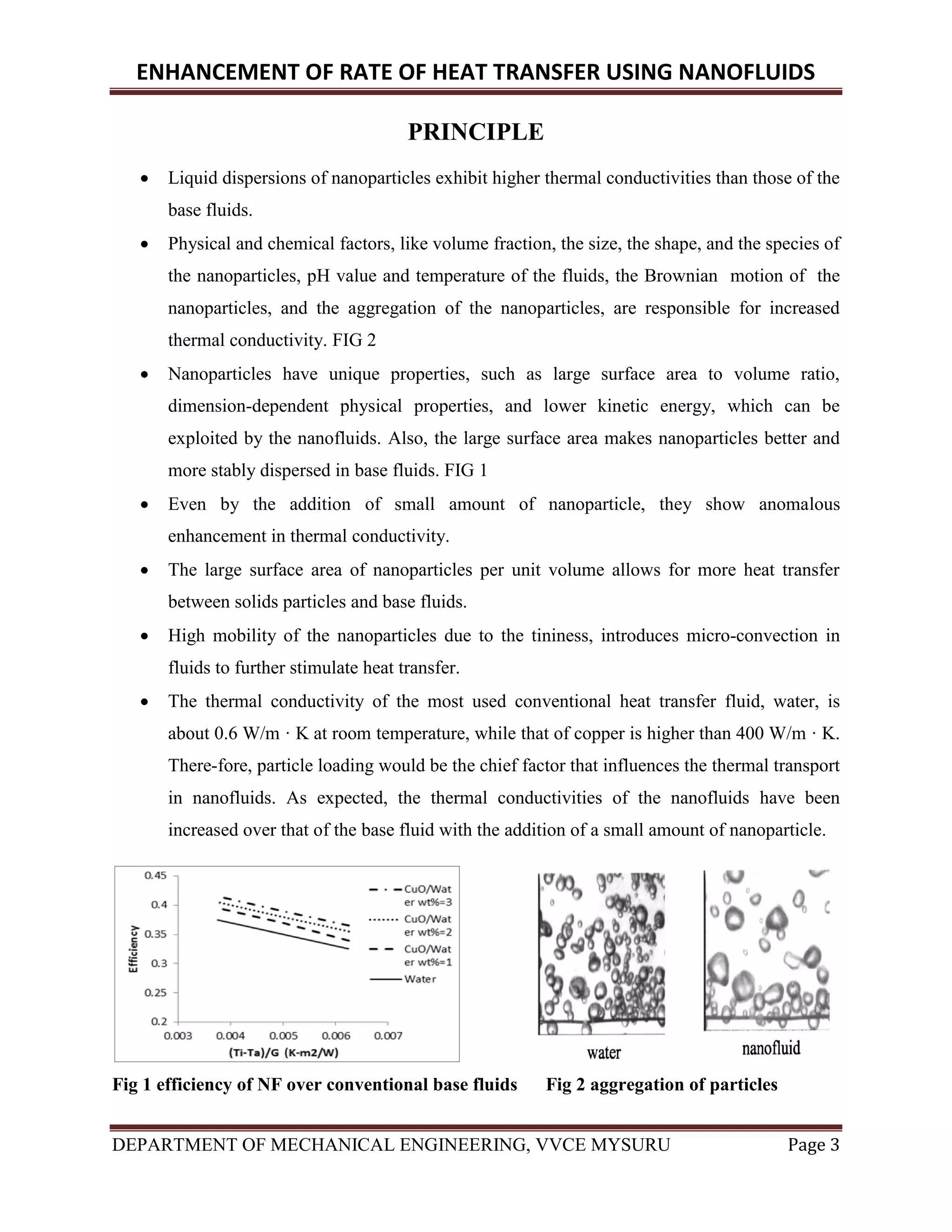 Enhancement of rate of heat transfer using nanofluids | PDF