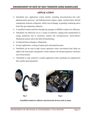 Enhancement of rate of heat transfer using nanofluids | PDF