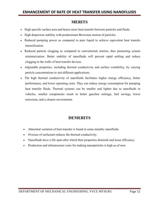 Enhancement of rate of heat transfer using nanofluids | PDF