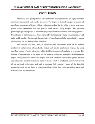 Enhancement of rate of heat transfer using nanofluids | PDF