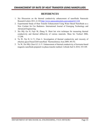 Enhancement of rate of heat transfer using nanofluids | PDF