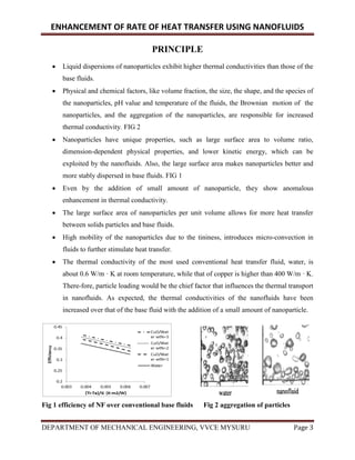 Enhancement of rate of heat transfer using nanofluids | PDF