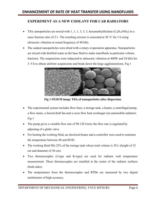 Enhancement of rate of heat transfer using nanofluids | PDF