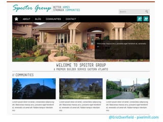 @EricOverfield - pixelmill.com
The Grid – In Action
 