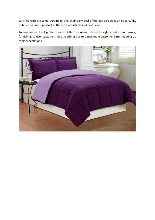 Enhance the beauty of your bedroom with products from egyptian linens