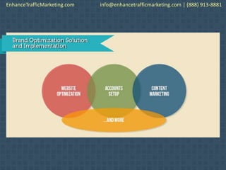 EnhanceTrafficMarketing.com info@enhancetrafficmarketing.com | (888) 913-8881
 