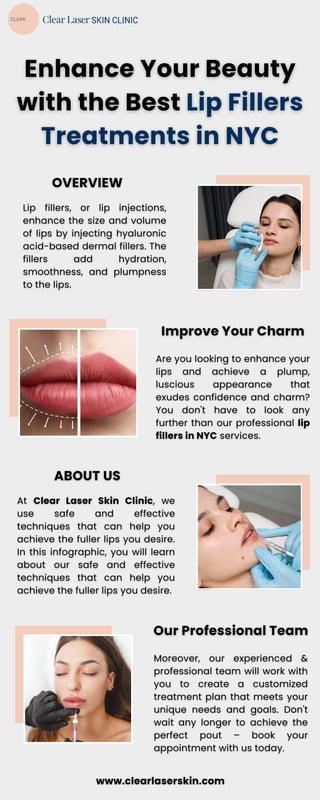 Enhance Your Beauty with the Best Lip Fillers Treatments in NYC