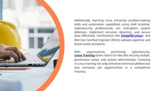 Enhance Your Cybersecurity Career with Linux Training.pptx