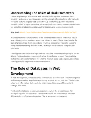 Enhance Your Flask Web Project With a Database Python Guide.pdf