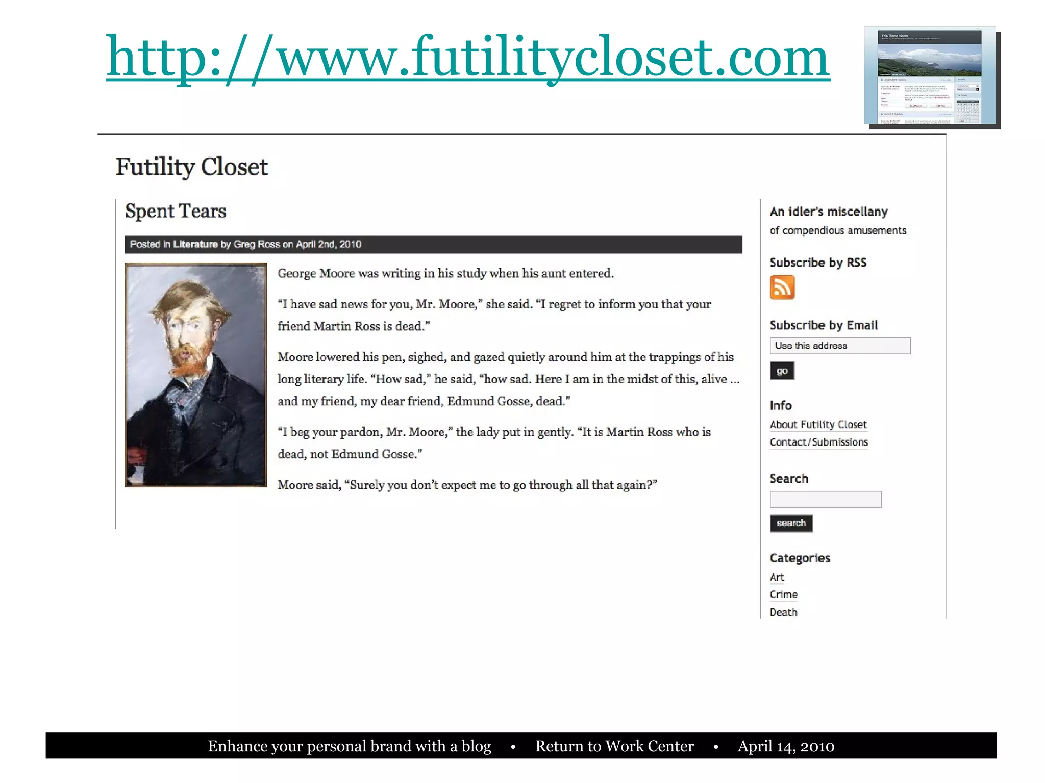 http://www.futilitycloset.com 