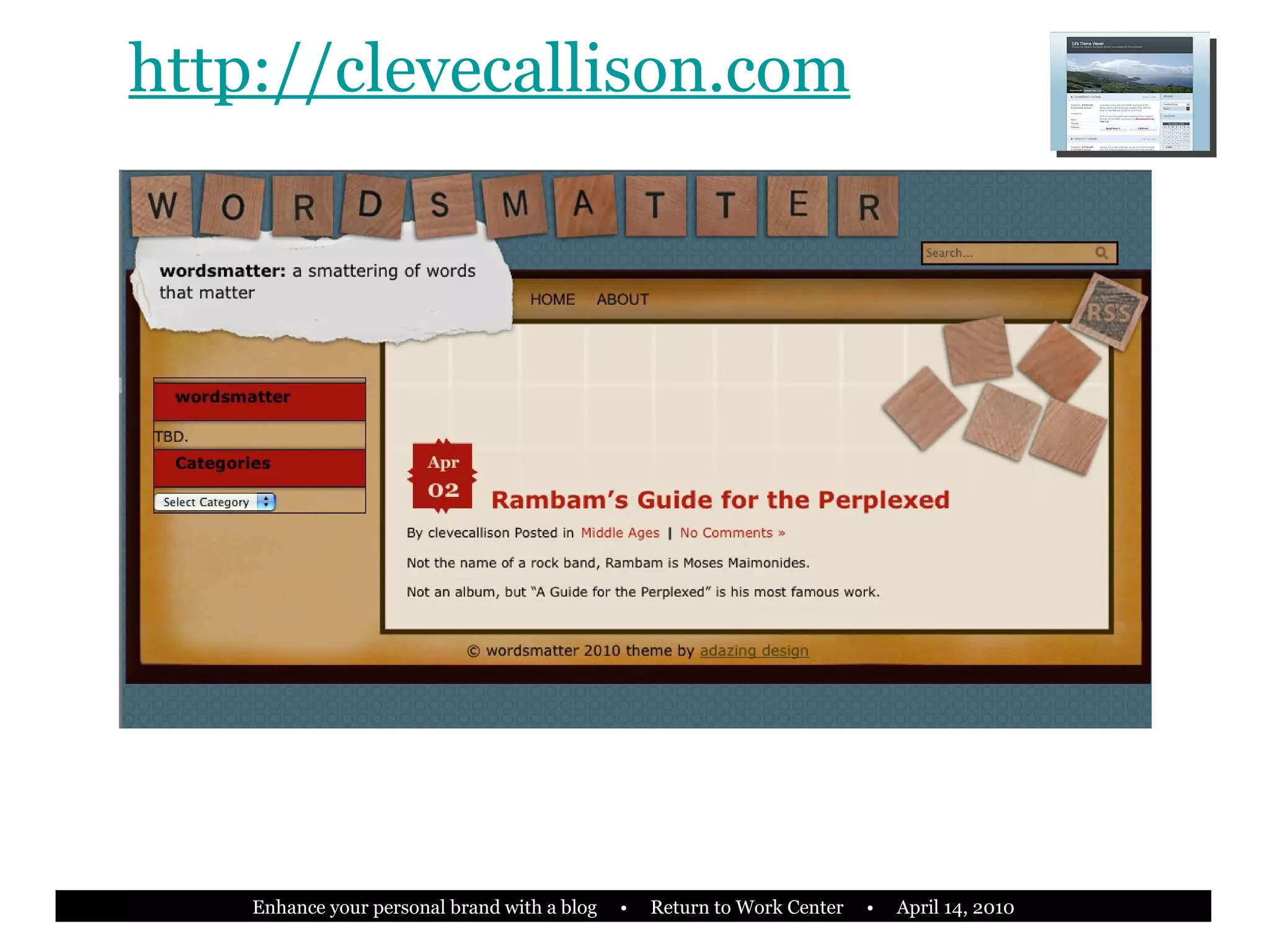 http://clevecallison.com 