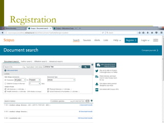 Registration
 