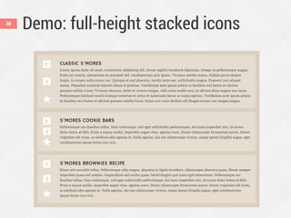 Demo: full-height stacked icons38
 