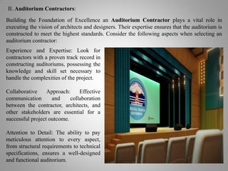 Enhancing Auditorium Experiences The Key Elements of Auditorium Acoustics, Contractors, and Projector Systems.pdf