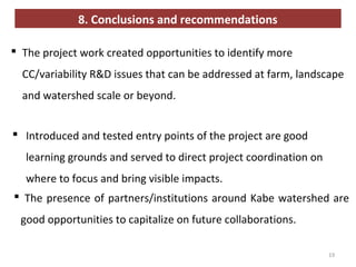 Enhancing communities’ adaptive capacity to climate-change induced water scarcity in drought-prone hotspots of the Blue Nile basin, Ethiopia