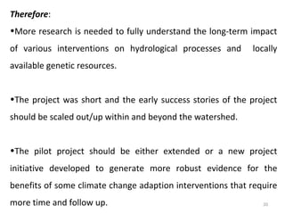 Enhancing communities’ adaptive capacity to climate-change induced water scarcity in drought-prone hotspots of the Blue Nile basin, Ethiopia