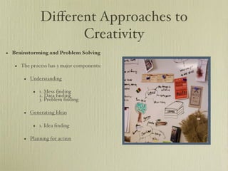 Enhancing Creativity
