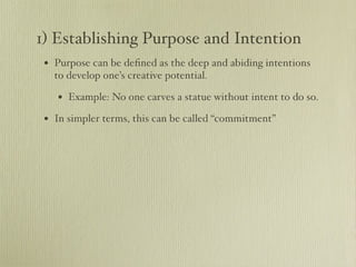 Enhancing Creativity