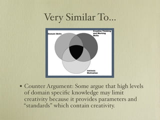 Enhancing Creativity