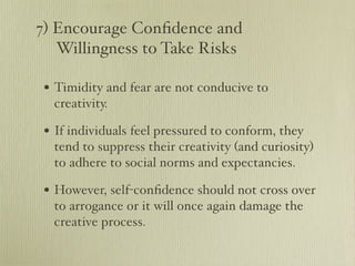 Enhancing Creativity