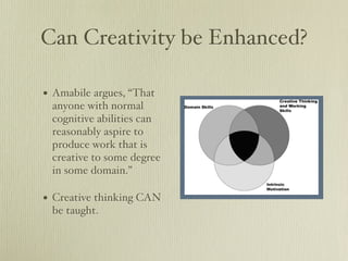 Enhancing Creativity | PDF