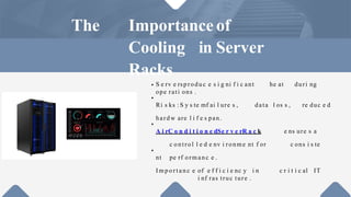 Enhancing Data Center Efficiency Air Conditioned and Self-Cooling ...