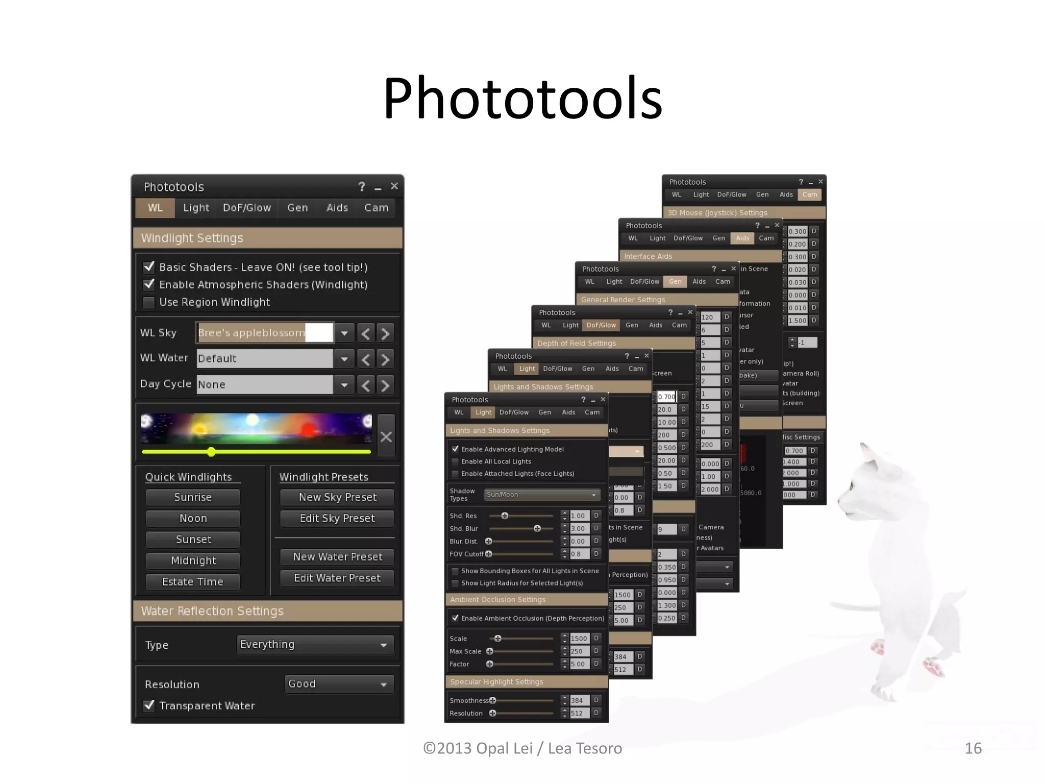 Phototools
©2013 Opal Lei / Lea Tesoro 16
 