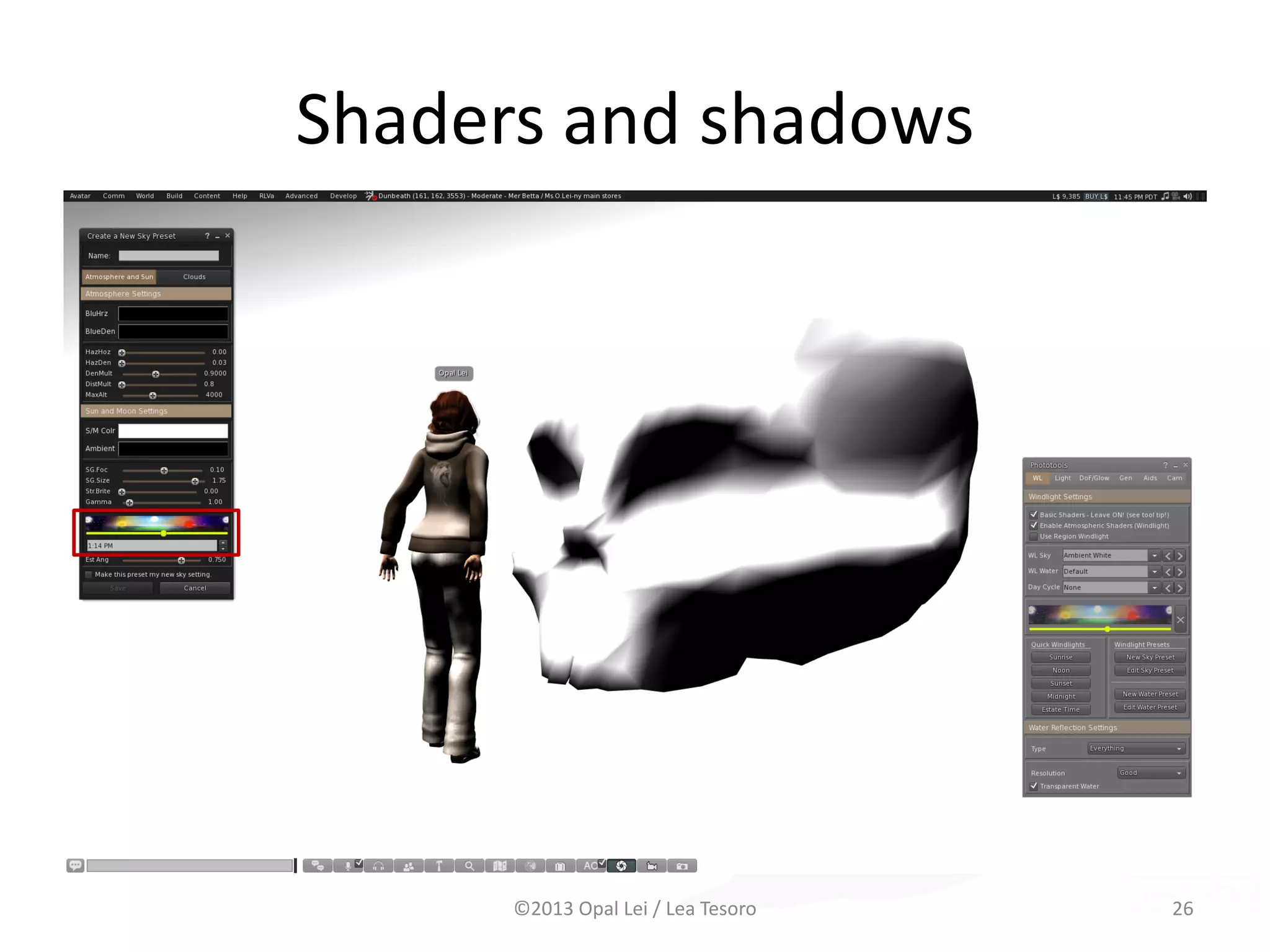 Shaders and shadows
©2013 Opal Lei / Lea Tesoro 26
 