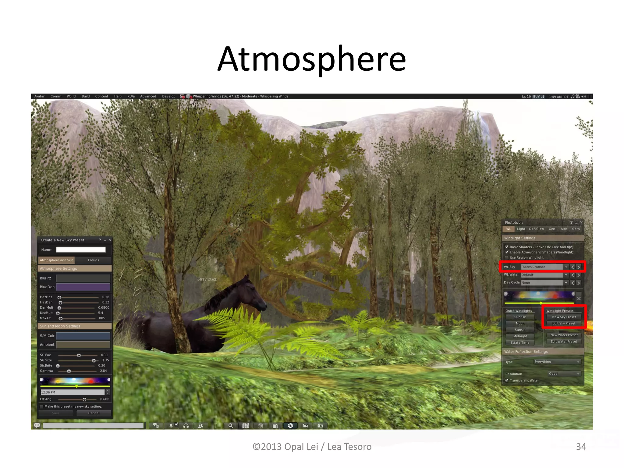 Atmosphere
©2013 Opal Lei / Lea Tesoro 34
 