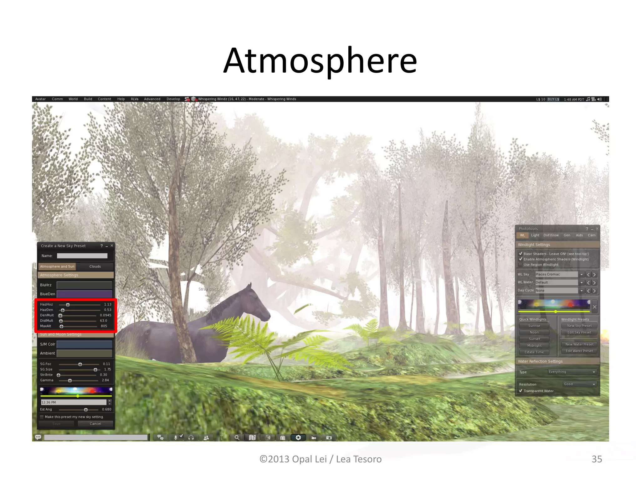 Atmosphere
©2013 Opal Lei / Lea Tesoro 35
 