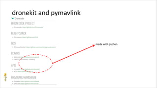 dronekit and pymavlink
made with python
 