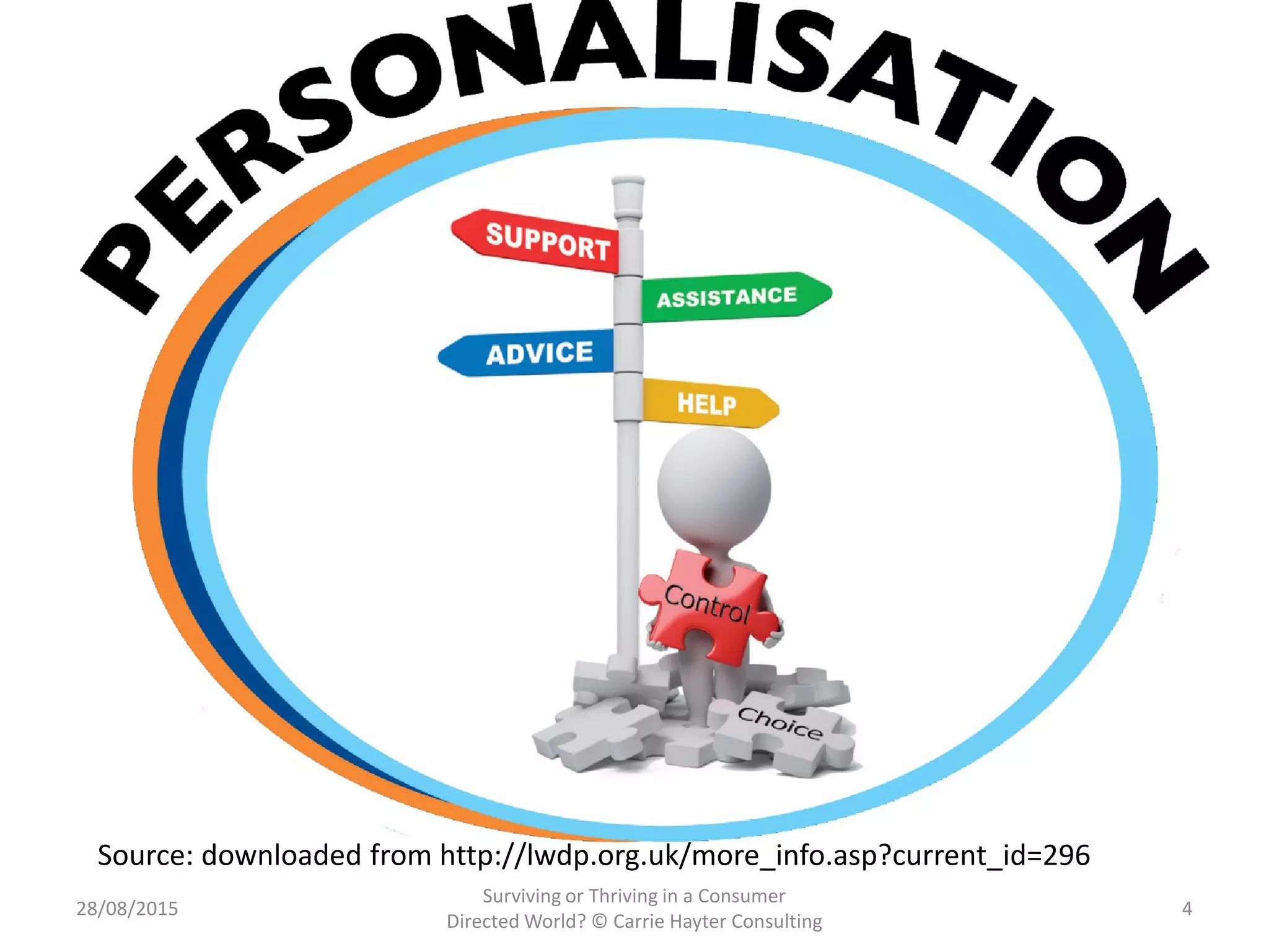 Source: downloaded from http://lwdp.org.uk/more_info.asp?current_id=296
28/08/2015
Surviving or Thriving in a Consumer
Directed World? © Carrie Hayter Consulting
4
 