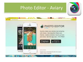 Photo Editor - Aviary

 