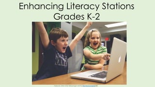 Enhancing Literacy Stations
Grades K-2
Pixabay.com. (2014). No title. Retrieved August 2, 2015 from http://tinyurl.com/ogontjq CC0
 