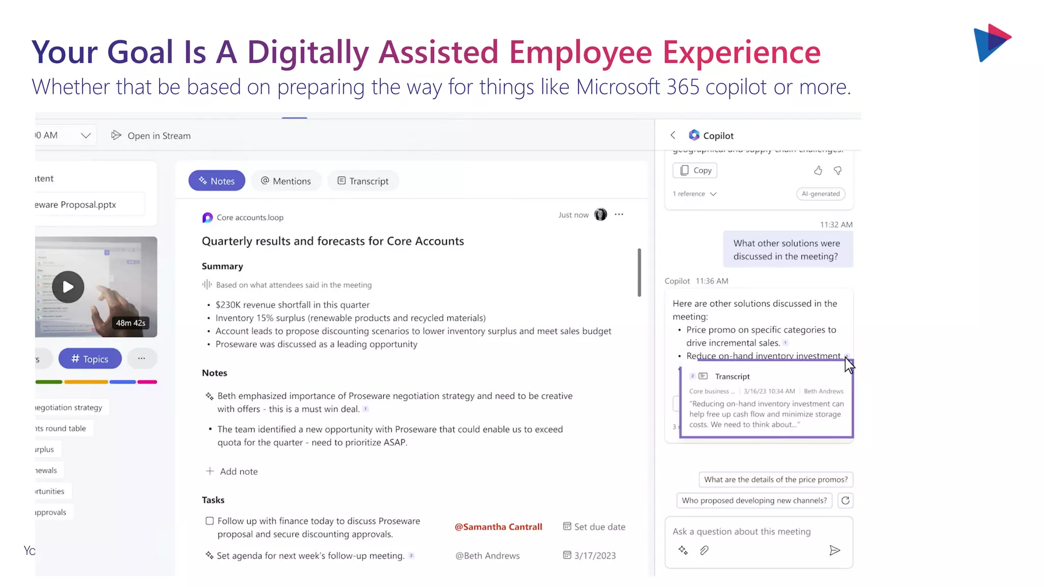 You will love the way we work. Together. ™
Whether that be based on preparing the way for things like Microsoft 365 copilot or more.
 