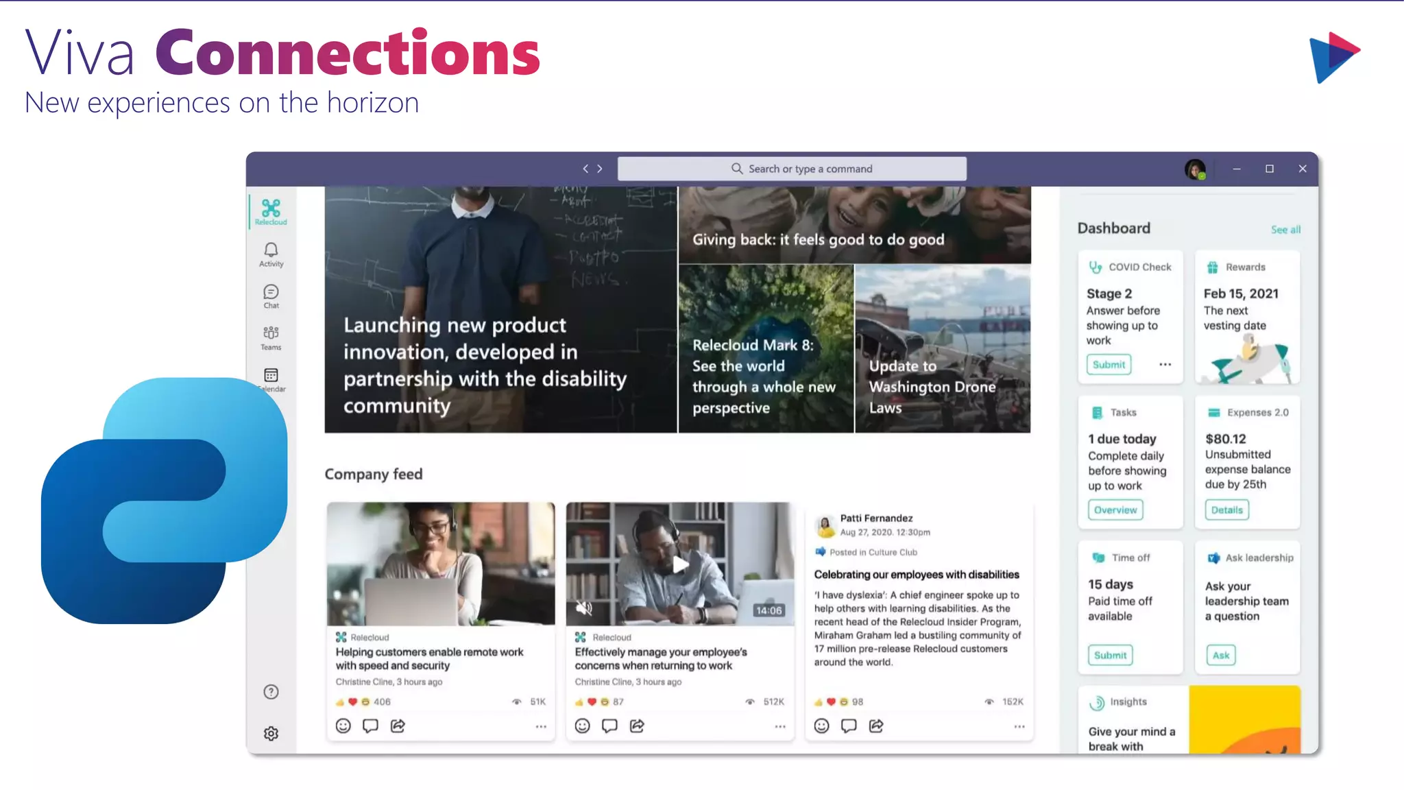 New experiences on the horizon
 