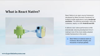Enhancing Mobile Development with React Native Expertise for Cross ...