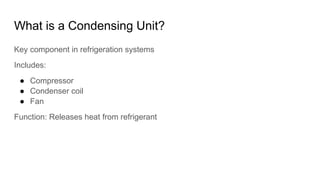 Enhancing Refrigeration Efficiency with Tecumseh Condensing Units for ...