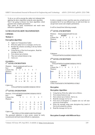 Enhancing security of caesar cipher using different | PDF | Information ...