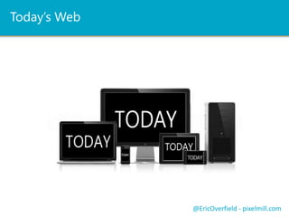 Beyond the Pillars
@EricOverfield - pixelmill.com
 