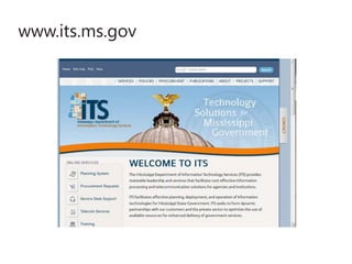 www.its.ms.gov
 