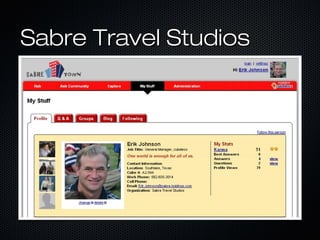 Sabre Travel StudiosSabre Travel Studios
 