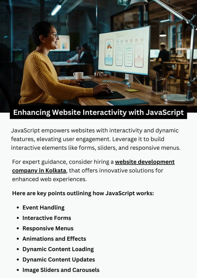 Enhancing Website Interactivity with JavaScript | PDF