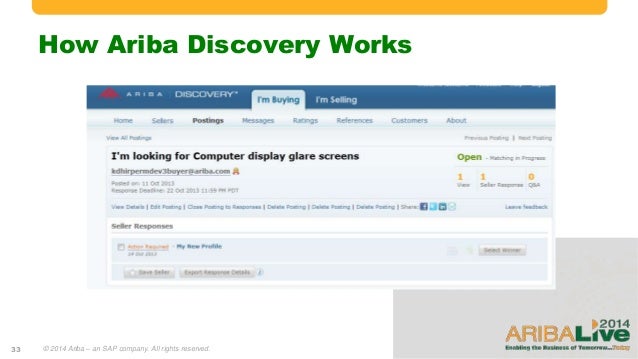 sap ariba discovery