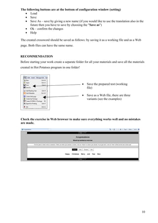 How to use Hot Potatoes (EN)